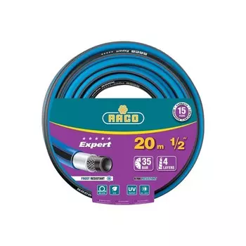 Шланг, ПВХ, d = 12 мм (1/2"), L = 20 м, 35 атм., 4-слойный, армированный, RACO EXPERT