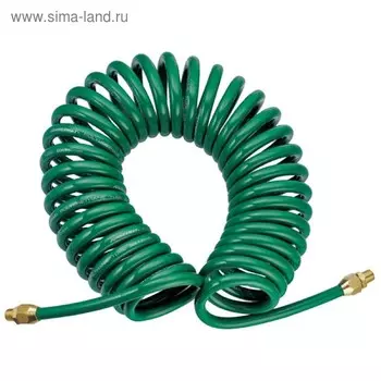 Шланг спиральный Jonnesway JAZ-7214F, резьба 1/4М", d=58 мм, 36 атм, 8 м