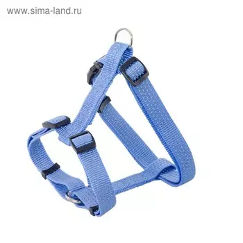 Шлейка "Премиум" светоотражающая, ОШ 30-50, ОГ 40-70 х 2 см, нейлон, синяя