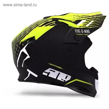 Шлем 509 Altitude Carbon Fidlock, размер 2XL, чёрный, жёлтый, белый