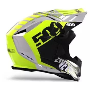 Шлем 509 Altitude Fidlock, размер S, жёлтый, чёрный, белый