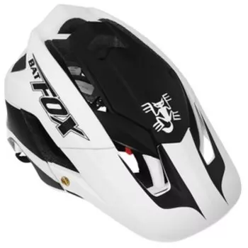 Шлем велосипедиста BATFOX, размер 56-62 см, F659, цвет белый