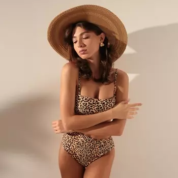 Шляпа женская плетёная MINAKU, светло-коричневая, размер 58