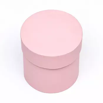 Шляпная коробка пыльная роза, 10 х 10 см