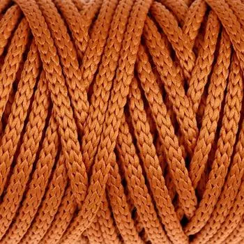 Шнур для рукоделия полиэфирный 4 мм, 50м/110гр (песочный)