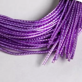 Шнур для рукоделия "Zlatka" d 1.5 мм, L 1 м, №01 сиреневый