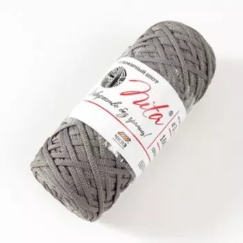 Шнур для вязания 100% полиэфир, ширина 3 мм 100м (серый)