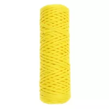 Шнур для вязания "Классика" 100% полиэфир 3мм 100м (110 лимонный)