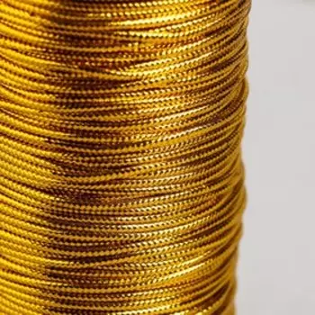 Шнур люрекс 2мм х 100м золотой