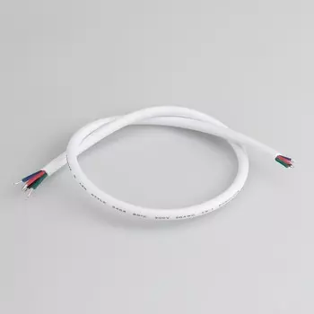 Шнур питания для RGB гибкого неона Arlight, 0.5 м, 20AWG, 4 жилы, d-6 мм, IP67