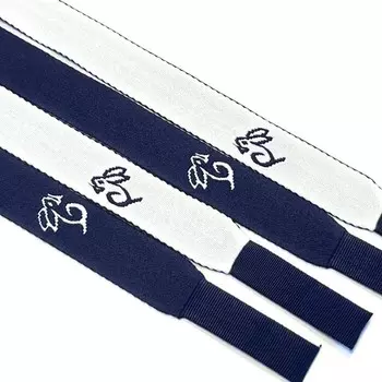 Шнур плоский «Кролик», размер 130 см, цвет синий