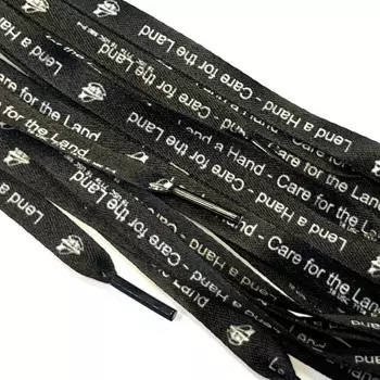 Шнур плоский Lead a Hand, размер 130 см, цвет чёрный