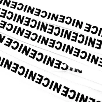 Шнур плоский Nice, размер 130 см, цвет белый