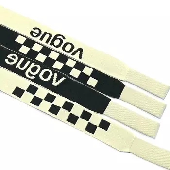 Шнур плоский, размер 130 см, цвет бежевый