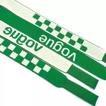 Шнур плоский, размер 130 см, цвет зелёный