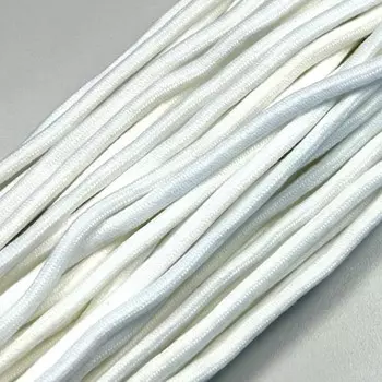 Шнур с наполнителем, цвет белый