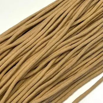 Шнур с наполнителем, цвет песочный