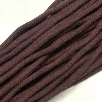 Шнур с наполнителем, цвет тёмный шоколад