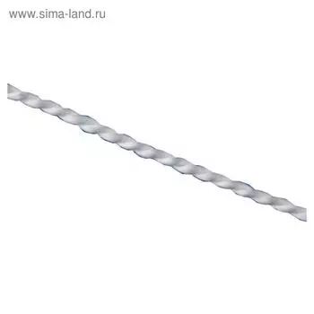 Шнур "Сибртех" кручёный капроновый, 1,5 мм, L 100 м, на катушке