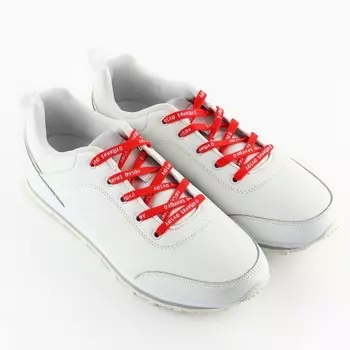 Шнурки "Люблю винишко" 110*1см, цвет красный