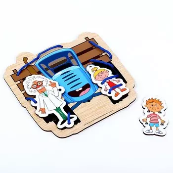 Шнуровка «Трактор и герои» «Синий трактор» 20 18 см