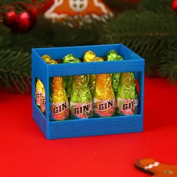 Новый год. Шоколад фигурный Gin&Co с джином, 9 г
