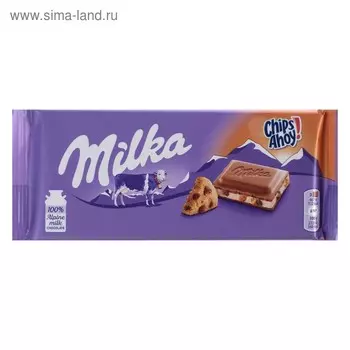 Шоколад Milka Chips Ahoy, 100 г