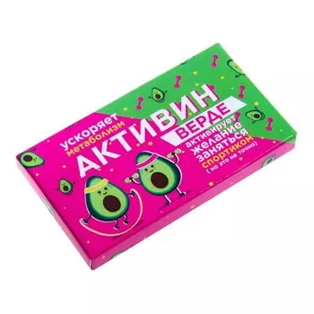 Шоколад молочный "Активин - верде", 27 г