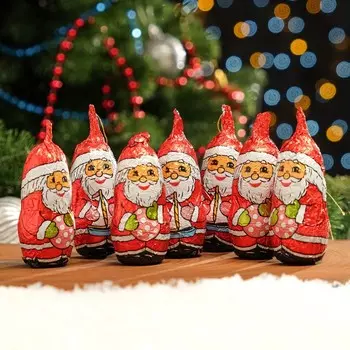 Шоколад молочный фигурный «Ёлочные украшения Санты», 100 г