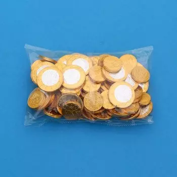 Шоколад молочный фигурный "Монеты", 300 г