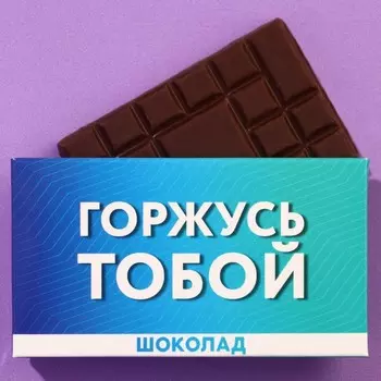 Шоколад молочный «Горжусь», 27 г.