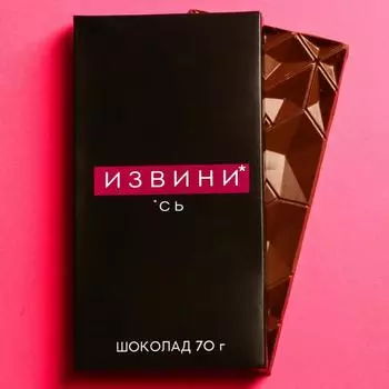 Шоколад молочный «Извинись», 70 г.