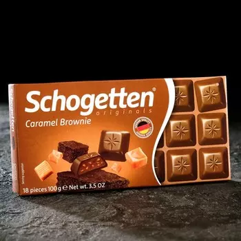 Шоколад Schogetten Caramell Brownie, 100 г