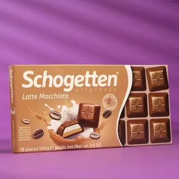 Шоколад Schogetten Latte macchiato, 100 г