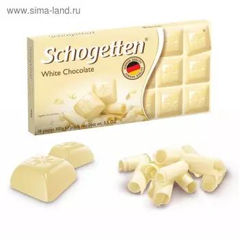 Шоколад Schogetten White Chocolate, 100 г