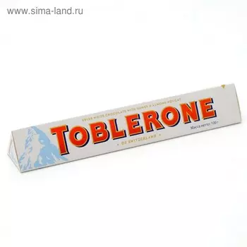 Шоколад Toblerone White Chocolate, 100 г