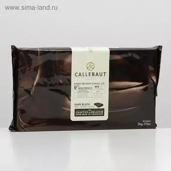 Шоколад тёмный Callebaut, без сахара, 5 кг