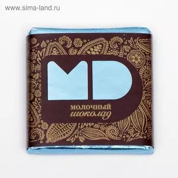 Шоколад в плитках, молочный, 5 г