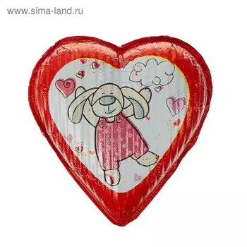 Шоколадная фигура Сердечко с сюрпризом, 40 г