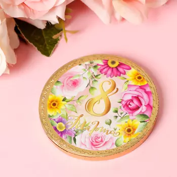 Шоколадная медаль "8 Марта" , 25г