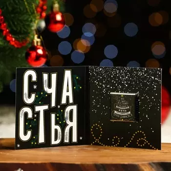 Шоколадная открытка «Мечты сбываются в Новом году», 5 г
