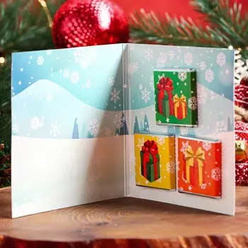 Шоколадная открытка «Новогодний Оленёнок», 3 шт. х 5 г