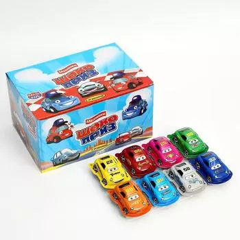 Шоколадная паста «Шокоприз» Машинки" с печеньем и игрушкой, 12 г