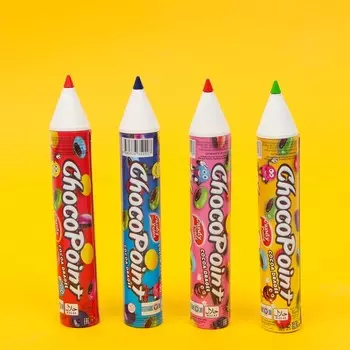 Шоколадное драже с сахарной глазурью Chocopoint карандаш, микс,12 г Фасовка 24 шт