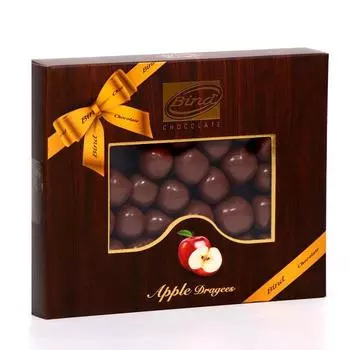 Шоколадное драже "Яблоко в шоколаде" (молочный шоколад)