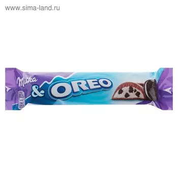 Шоколадный батончик Milka Oreo Bar, 37 г