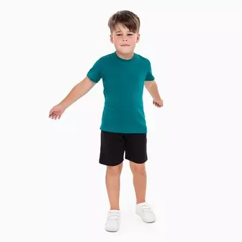 Шорты детские, цвет чёрный, рост 128 см