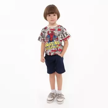 Шорты детские, цвет тёмно-синий, рост 122 см