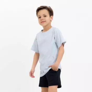Шорты детские KAFTAN Basic line, размер 32 (110-116 см), синие