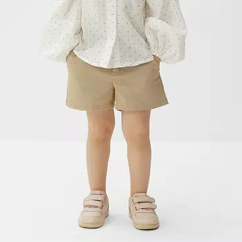 Шорты детские MINAKU: Cotton Collection цвет бежевый, рост 110